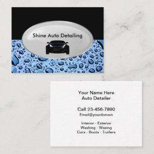 Carte De Visite Entreprise de detailing automobile
