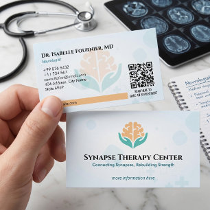 Carte De Visite Entreprise de thérapie neurologique Minimaliste