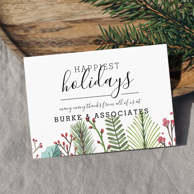 Carte De Visite Entreprise de vacances personnalisée (Holiday Business Personalized Business Card)