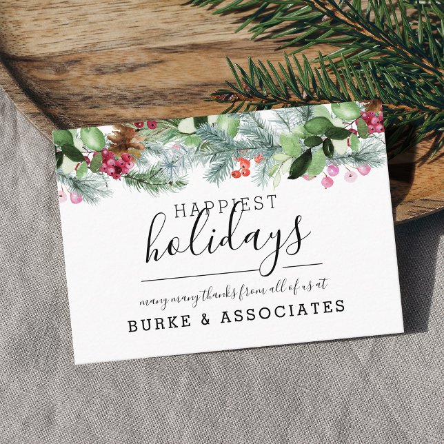Carte De Visite Entreprise de vacances personnalisée (Holiday Business Personalized Business Card)