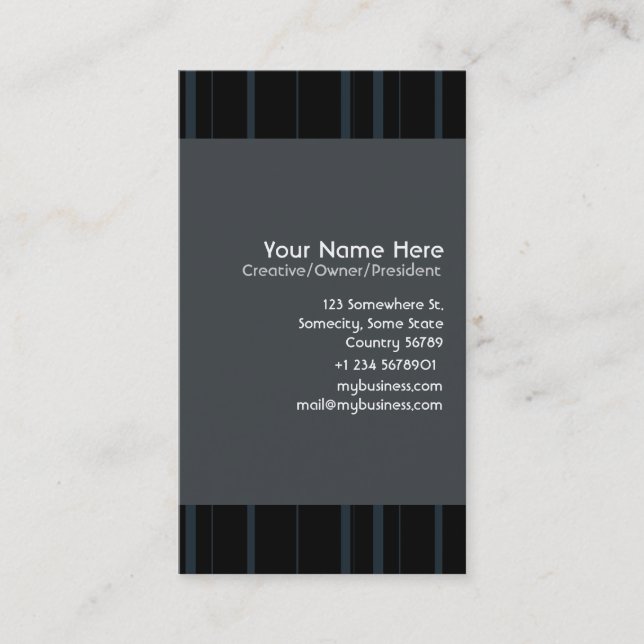 Carte De Visite Entreprise formelle (Devant)
