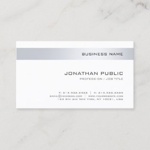 Carte De Visite Entreprise moderne tendance Elégant Simple Modèle