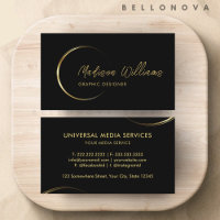 Entreprise professionnelle Black and Gold personna
