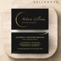 Entreprise professionnelle Black and Gold personna
