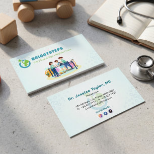 Carte De Visite Entreprises de réadaptation pédiatrique   Médicale