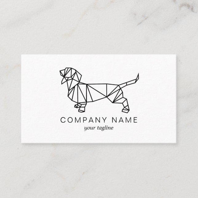 Carte De Visite Entretien avec les animaux | La marche des chiens  (Devant)
