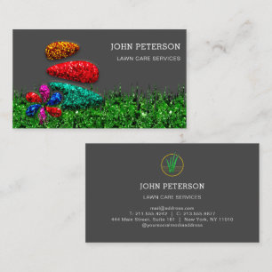 Carte De Visite Entretien de la pelouse Jardinage Services Paysage