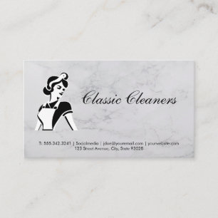 Carte De Visite Entretien de nettoyage   Classic