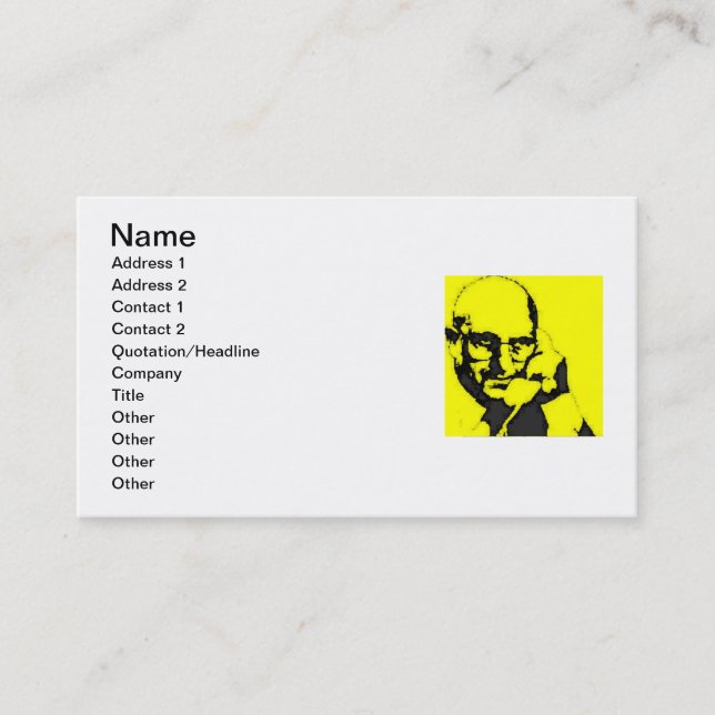 CARTE DE VISITE ENTRETIEN DE TERRY TIBBS À MOI ! (Devant)