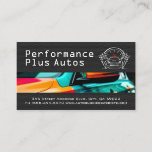 Carte De Visite Entretien de voiture   Performance   Réparation 