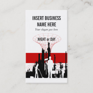 Carte De Visite Entretien industriel de service de nettoyage