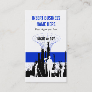 Carte De Visite Entretien industriel de service de nettoyage