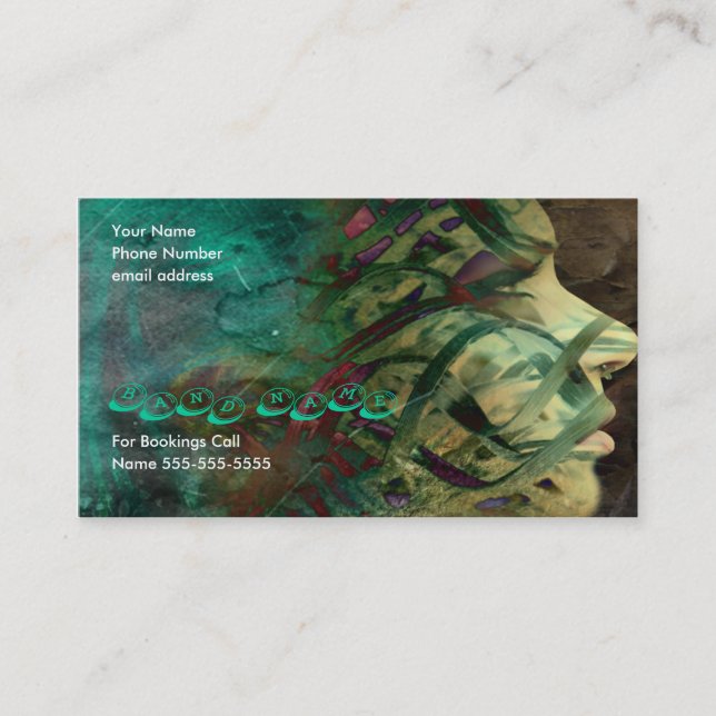 Carte De Visite Enveloppé en acide (Devant)