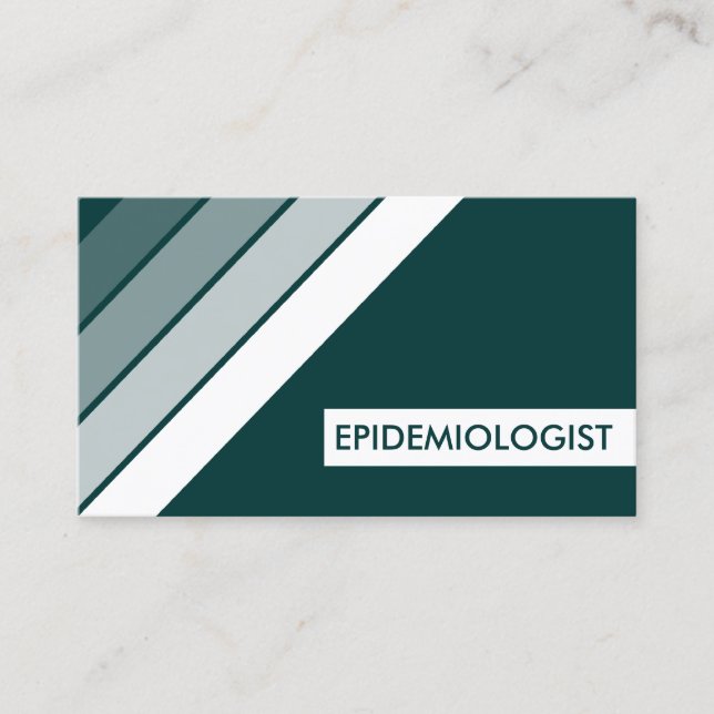 Carte De Visite EPIDEMIOLOGUE RÉtro (Devant)