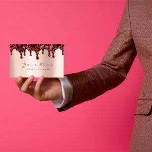 Carte De Visite Épilation de cire clous Dépilation Gâteau de choco