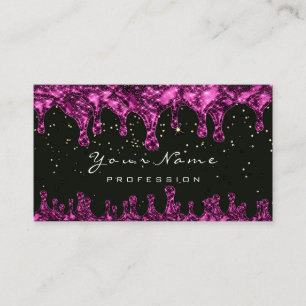 Carte De Visite Épilation de cire clous Dépilation rose Fuchsia No