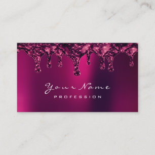 Carte De Visite Épilation de cire Dégradation rose clous Bourgog
