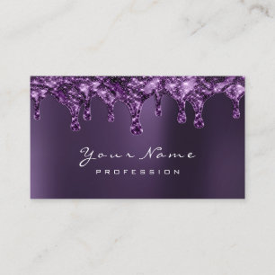 Carte De Visite Épilation de cire Dépilation ongles Grape Violet v