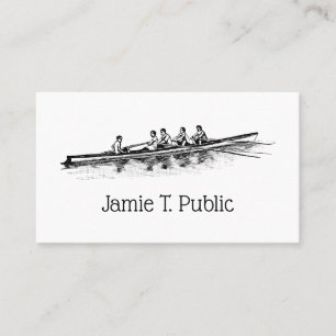 Carte De Visite Équipe de raideurs d'aviron Sports nautiques