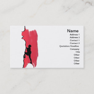 Carte de visite Escalade rock