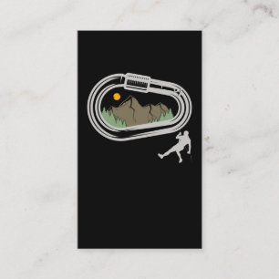 Carte De Visite Escalade Rock Nature Mountain Climber