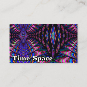 Carte De Visite Espace temporel ( vous pouvez modifier les mots )