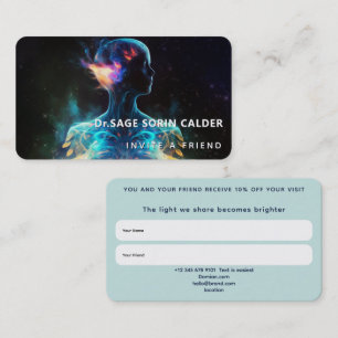 Carte De Visite Espoir Vivant   Énergie Spirituelle