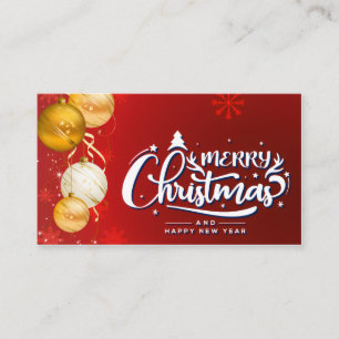 Carte De Visite Esprit de Noël magique