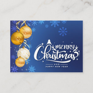 Carte De Visite Esprit de Noël magique - Festive Holiday Design