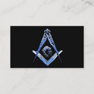 Carte De Visite Esprit maçonnique (bleu)