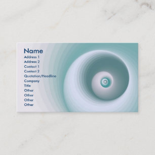 Carte De Visite Essence Du Vert Bleu