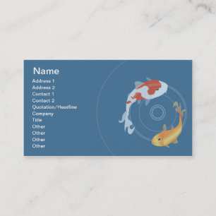 Carte De Visite Étang de Koi - affaires