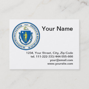 Carte De Visite État du Massachusetts