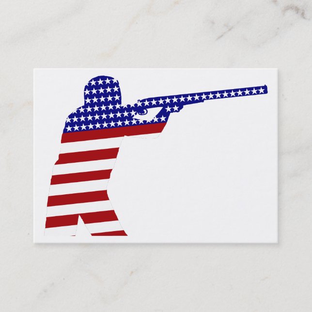 Carte De Visite Etats-Unis Fusillade patriotique (Devant)