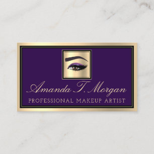Carte De Visite Étendue de la ceinture de maquillage professionne