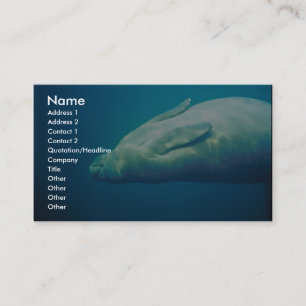 Carte De Visite Étendue de Manatee