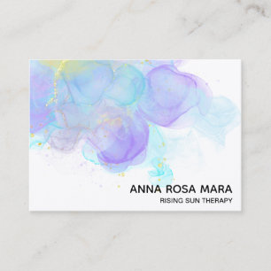 Carte De Visite *~* Ethereal QR AP46 Gold Parties scintillant Logo