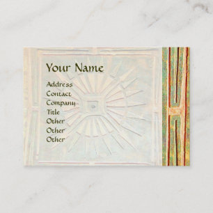 CARTE DE VISITE ÉTOILE DE MATIN, MONOGRAMME