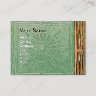 CARTE DE VISITE ÉTOILE DE MATIN, MONOGRAMME