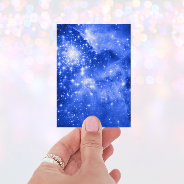 Carte De Visite Étoiles bleues Ultramarine (Blue Celestial Business Card)