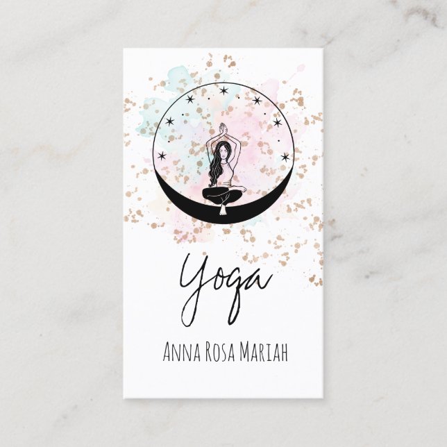 Carte De Visite *~* Étoiles Celestial AP33 Rainbow Spiritual Chakr (Devant)