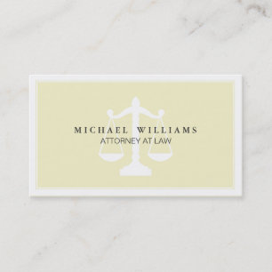 Carte De Visite Étude d'avocats de l'avocat professionnel simple