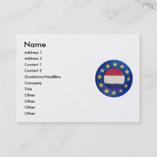 Carte de visite Euro Pays-Bas