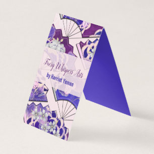 Carte De Visite Événement ART des fans traditionnels japonais