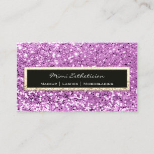 Carte De Visite Événement professionnel Eyelash Parties scintillan