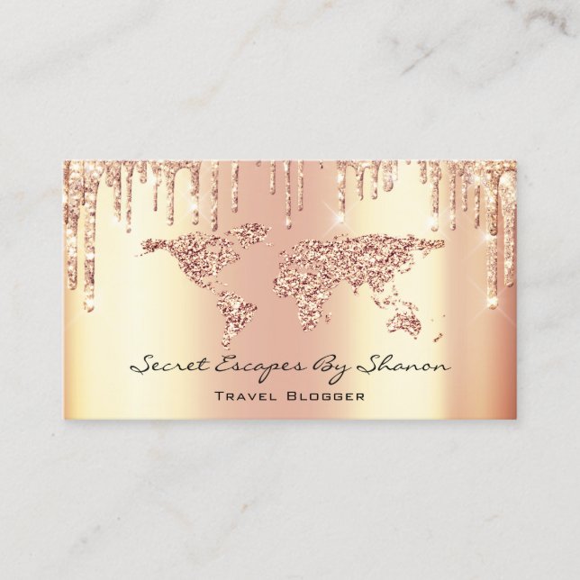 Carte De Visite Evénementiel Travel Blogger Mariage Luxury Drives (Devant)