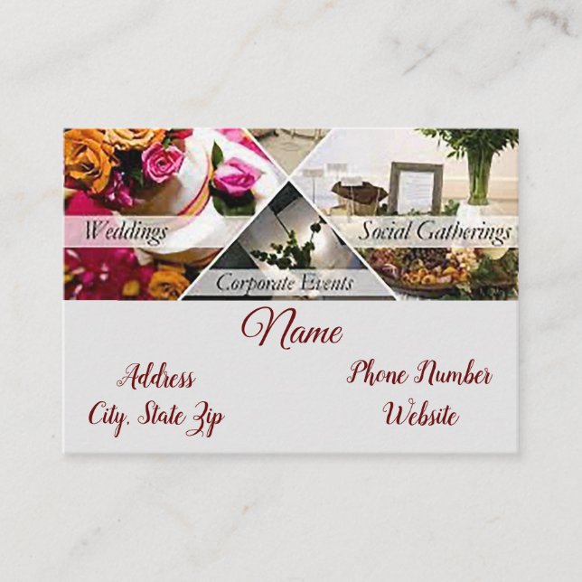 carte de visite "Event Planner" (Devant)