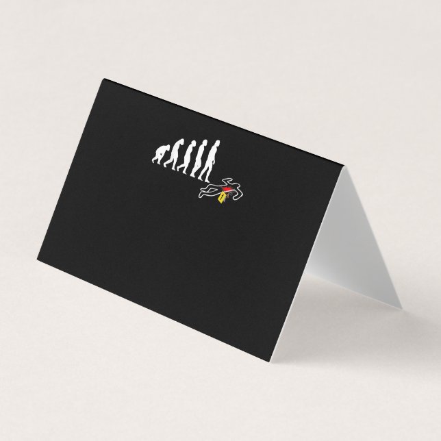 Carte De Visite Évolution Police Officier Lieutenants Crime Scène (Devant)