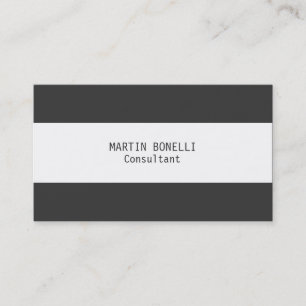Carte De Visite Exclusive Attractive Gris Gris Blanc Gris