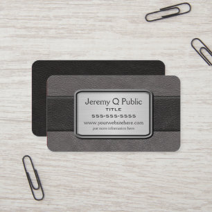 Carte De Visite Executive Black et Grey